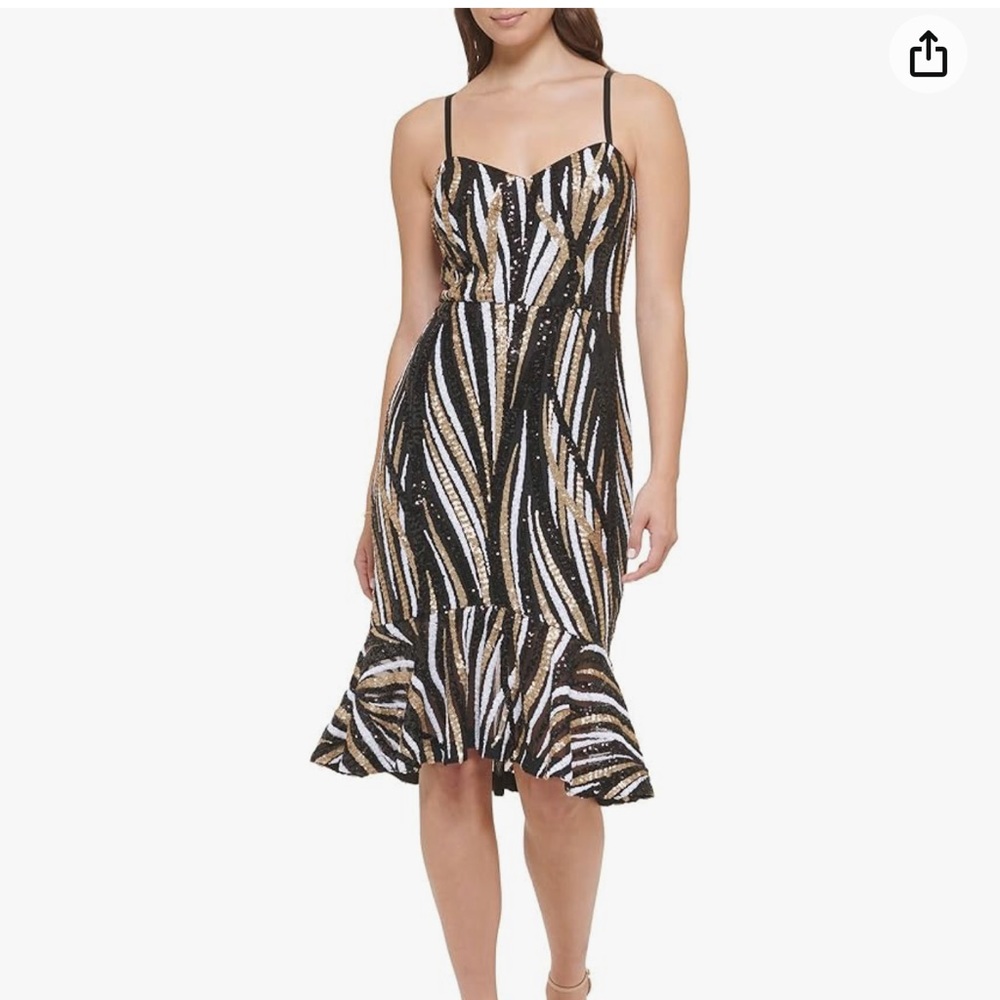 Guess sparkle midi dress size US 2